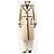 Autre Marque Ticora Shearling-Mantel in Creme - Größe UK 12 Roh - Ansicht 3