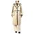 Autre Marque Ticora Shearling-Mantel in Creme - Größe UK 12 Roh
