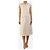 Autre Marque Ärmelloses Midi-Hemdkleid in Weiß - size UK 12 - Ansicht 3