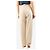 Brunello Cucinelli Neutrale Hose mit hoher Taille und Gürtel - size UK 10 - Ansicht 3