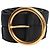 Bottega Veneta Black Intrecciato leather belt