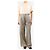 Sessun Pantalones de algodón a rayas gris oscuro - size UK 10 - vista 2