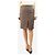 Luisa Spagnoli Falda de pata de gallo marrón - size UK 10 Castaño