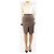 Luisa Spagnoli Falda de pata de gallo marrón - size UK 10 Castaño - vista 2