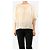 Chloé Kurzärmelige Bluse aus Seidencrepe in Creme - size UK 14 Roh - Ansicht 3