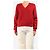 Victoria Beckham Pull en maille côtelée rouge - size M