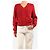 Victoria Beckham Pull en maille côtelée rouge - size M - vue 3