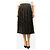 Balenciaga Falda midi plisada de lunares negros - size UK 10