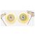Chanel Boucles d'oreilles Silver Coco Mark A17K strass Argenté - vue 4