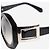 Roger Vivier Óculos de sol redondos oversized pretos - vista 5
