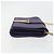 Autre Marque SAINT LAURENT Chain Shoulder Bag Leather Purple Gold Tone 311215 - vista 3