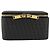 Autre Marque SAINT LAURENT Jewelry Case Accessory Case Canvas Brown Gold 344043 - vista 13