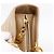 Christian Dior Cannage Lady Dior Large Hand Bag Patent Beige Gold - vista 19