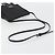 FENDI Zucchino Canvas Mamma Baguette Shoulder Bag Black - vista 7