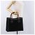 GUCCI Bamboo Hand Bag Suede Black Gold Tone 002 1186 0260 - vista 25