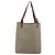 GUCCI GG Supreme Web Sherry Line Tote Bag PVC Beige 47 02 2140 - vista 2