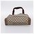 GUCCI Plus Hand Bag PVC Leather Beige Gold Tone - vista 5