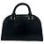 Céline Celine Triomphe Logo Embossed Leather Handbag Black - view 3