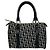 Borsa Christian Dior con motivo Trotter Nero