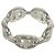 Hermès Hermes Enchainée PM Band Ring Silvery - view 4