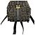Burberry Vintage Logo Canvas Leder-Rucksack Braun Schwarz - Ansicht 4