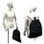 Gucci Logo Leather Drawstring Backpack Black - view 2