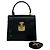 Borsa a tracolla 2-Way in pelle con logo e chiusura Old Lady Lock Gucci Nero
