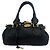 Chloé Paddington Logo Hardware Leder Handtasche Tote Bag Mini Boston Schwarz
