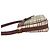 Borsa a tracolla Burberry Nova Check in tela e pelle Beige Bordò - vista 5