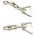 Autre Marque Tiffany HardWear Ohrringe mit abgestuften Gliedern Silber - Ansicht 7