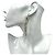Autre Marque Tiffany HardWear Ohrringe mit abgestuften Gliedern Silber - Ansicht 2