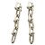Autre Marque Tiffany HardWear Ohrringe mit abgestuften Gliedern Silber - Ansicht 6