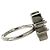 Hermès Hermes Vintage H Motif Band Ring Silber - Ansicht 5
