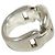 Ring Hermès Anel Faixa HERMES Cassiopeia Prata - vista 5