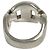 Ring Hermès Anel Faixa HERMES Cassiopeia Prata - vista 6