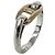 Ring Hermès Anello combinazione HERMES Vintage Chaine d'Ancre Argento D'oro