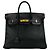 Hermès Hermes Haut à Courroies 32 Black Ardennes Leather Handtasche Schwarz