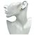 Hermès HERMES Mini Pop H Stud Earrings Golden Cream - view 2