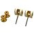 Hermès HERMES Mini Pop H Stud Earrings Golden Cream - view 7