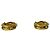 Timeless Chanel Vintage Ohrringe mit Coco Mark Motiv Golden