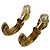 Timeless Chanel Vintage Ohrringe mit Coco Mark Motiv Golden - Ansicht 7