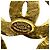 Chanel Vintage Triple Coco Motif Halskette Golden - Ansicht 3