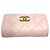 Chanel Pink Matelassé Tri-fold Geldbörse - Ansicht 3