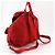 Zaino Prada in nylon rosso - vista 3