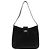 Borsa a tracolla Burberry in pelle di vitello nera Nero