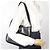 Borsa a tracolla Burberry in pelle di vitello nera Nero - vista 16