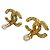 Orecchini a clip Chanel Vintage Coco Mark motivo lava D'oro - vista 6