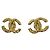 Orecchini a clip Chanel Vintage Coco Mark motivo lava D'oro