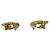 Orecchini a clip Chanel Vintage Coco Mark motivo lava D'oro - vista 4