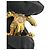 Orecchini Chanel Vintage Coco Mark Motif Lava D'oro - vista 3